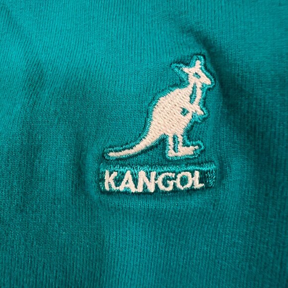 Vintage KANGOL Born British Recycled Fabric Teal Sweatpants | Size Large - Picture 16 of 16